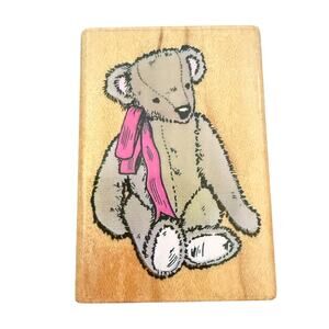 Comotion Old Fashioned Teddy Bear #703 1993 Rubber Stamp